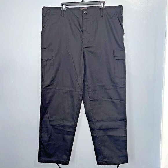 LOT OF 3 Tru-Spec Tactical Pants Men XL XLarge Black Ripstop Cargo Security Work - Picture 2 of 11
